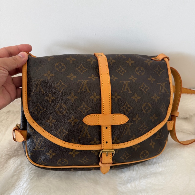 Lv雙子星馬鞍包（M42256)小號-1