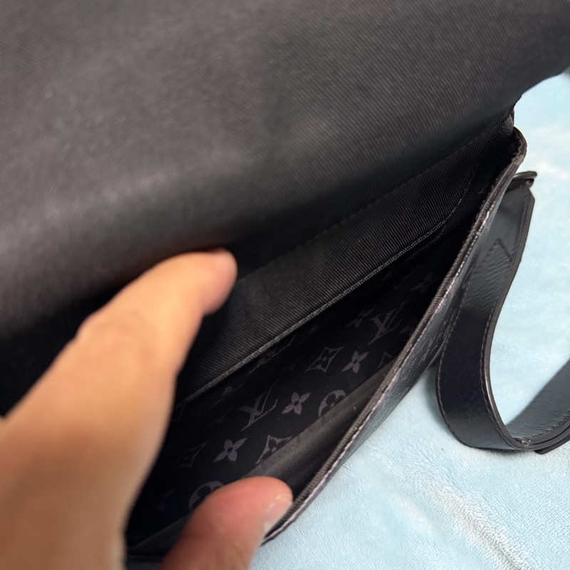 Lv黑色老花STEAMER 郵差包（M45585）新片款-10