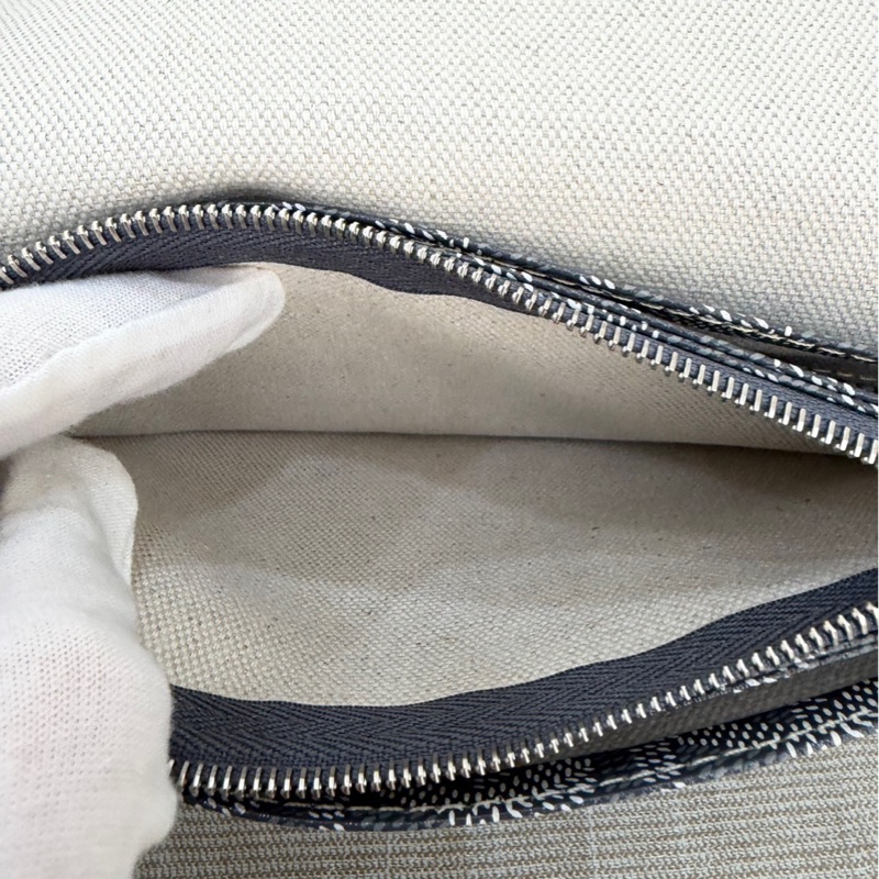 Goyard戈雅狗牙經典plumet灰色老花信封包小號背包-24