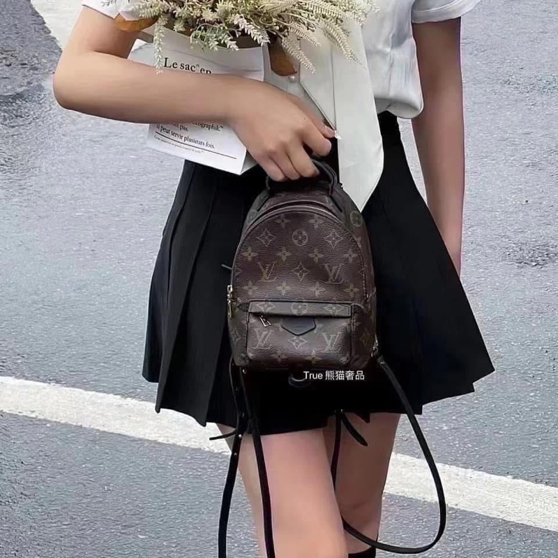 LV M44873 Palm Springs Mini 小書包-4