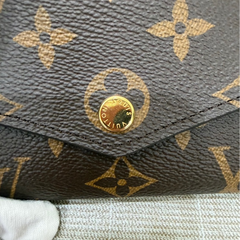 LV M60531 Sarah 錢包#內裡焦糖棕色-14
