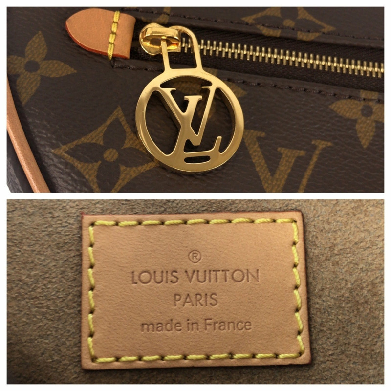 路易威登 Monogram Loop 棕色皮革金色五金配件，M81098，女士兩用單肩背包/手提包-3