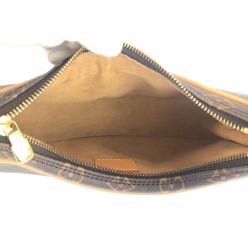 路易威登 Monogram Loop 棕色皮革金色五金配件，M81098，女士兩用單肩背包/手提包-7