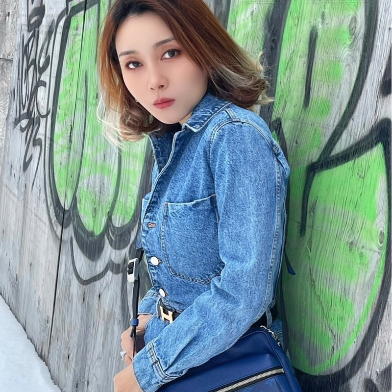 LV M30242 outdoor Monogram藍色老花拼皮郵差 斜背包-1