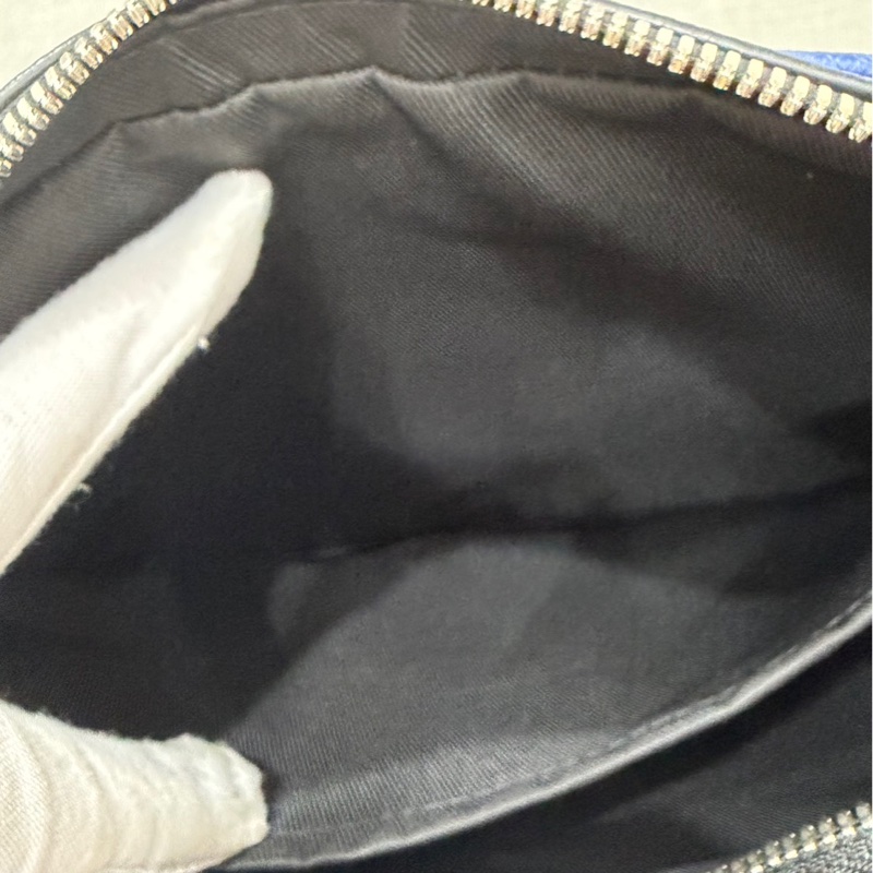 LV M30242 outdoor Monogram藍色老花拼皮郵差 斜背包-27