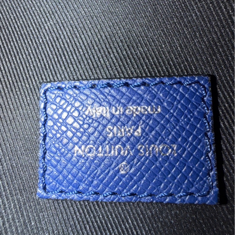 LV M30242 outdoor Monogram藍色老花拼皮郵差 斜背包-28