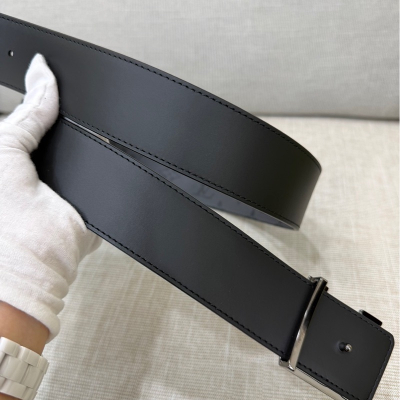 LV Initials 40毫米雙面皮帶 灰色老花-17