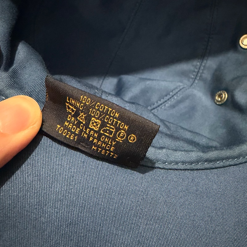 Louis Vuitton LV 牛仔丹寧雙面 漁夫帽 58號-12