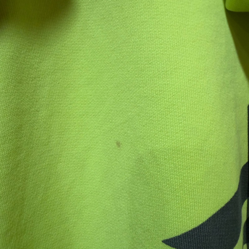 BALENCIAGA 稀少螢光款前後幻影LOGO外套-7