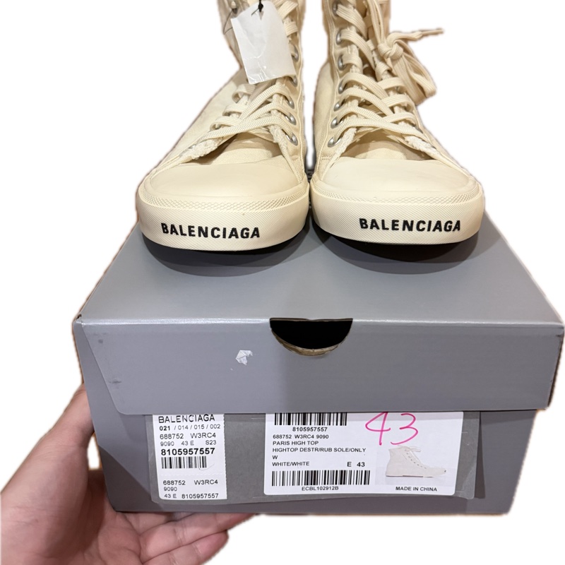 Balenciaga高筒帆布鞋-4