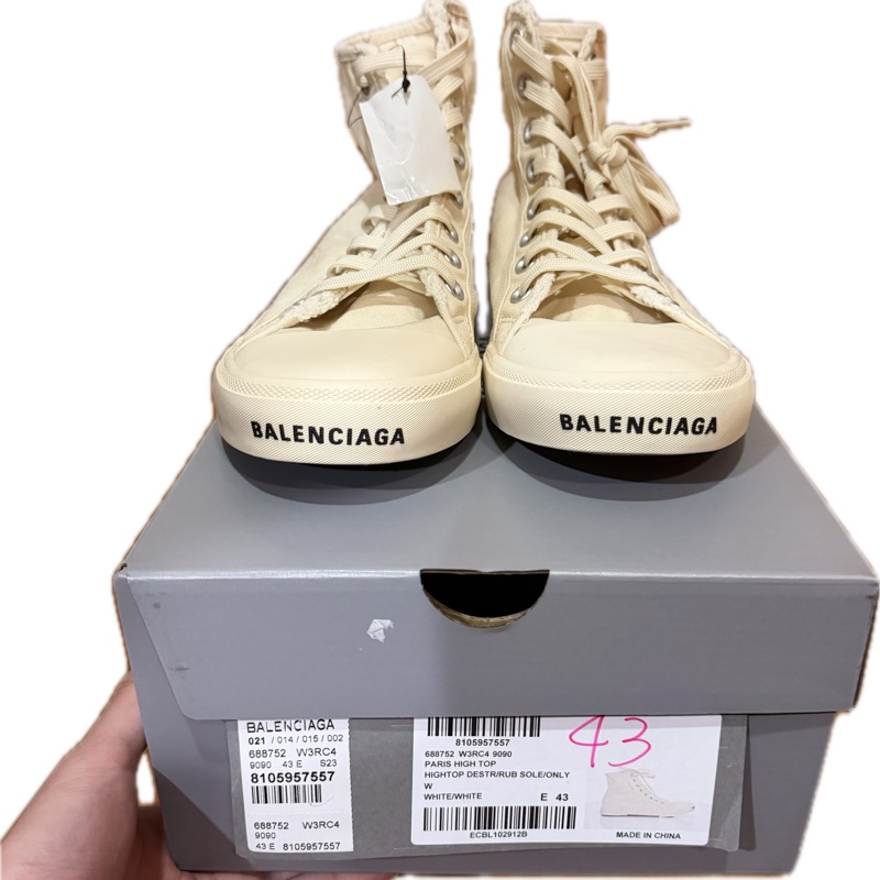 Balenciaga高筒帆布鞋-9