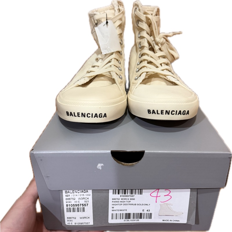 Balenciaga高筒帆布鞋-10
