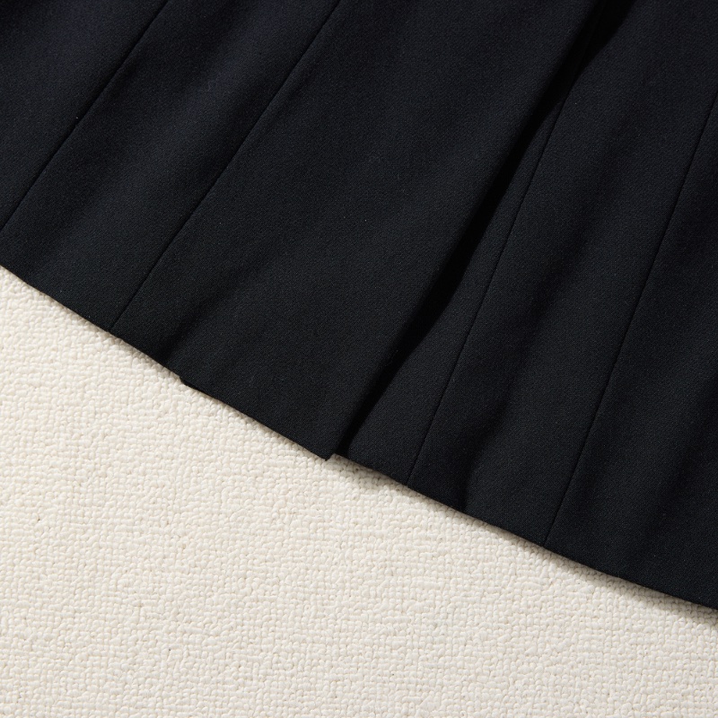 ❤️CHANEL 拼接款修身長款外套 經典CC紐扣-6