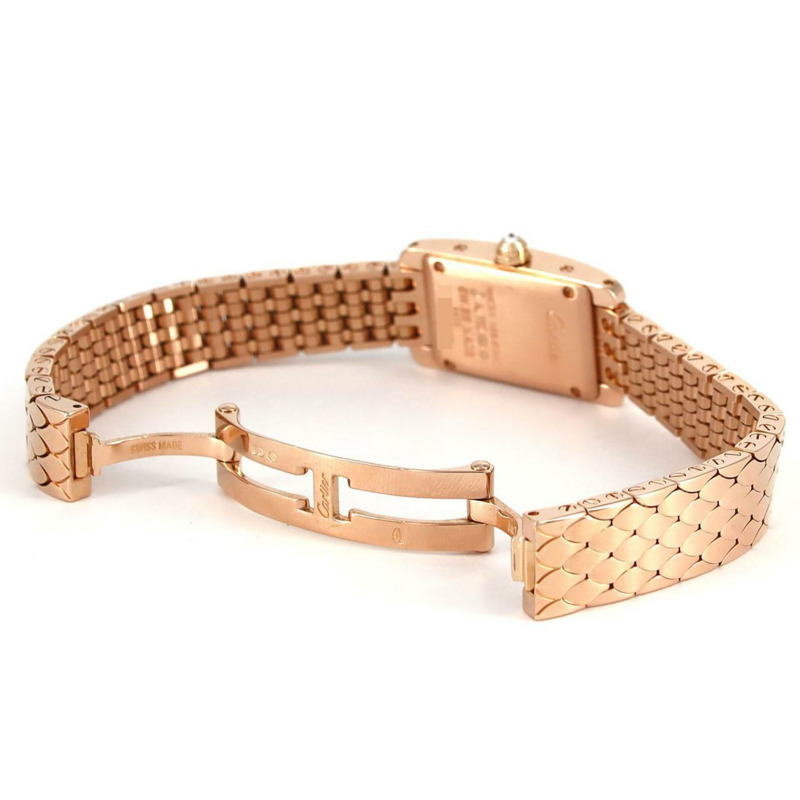 卡地亞迷你戰車美國系列PG D WB710012 PG/RG石英腕錶-6