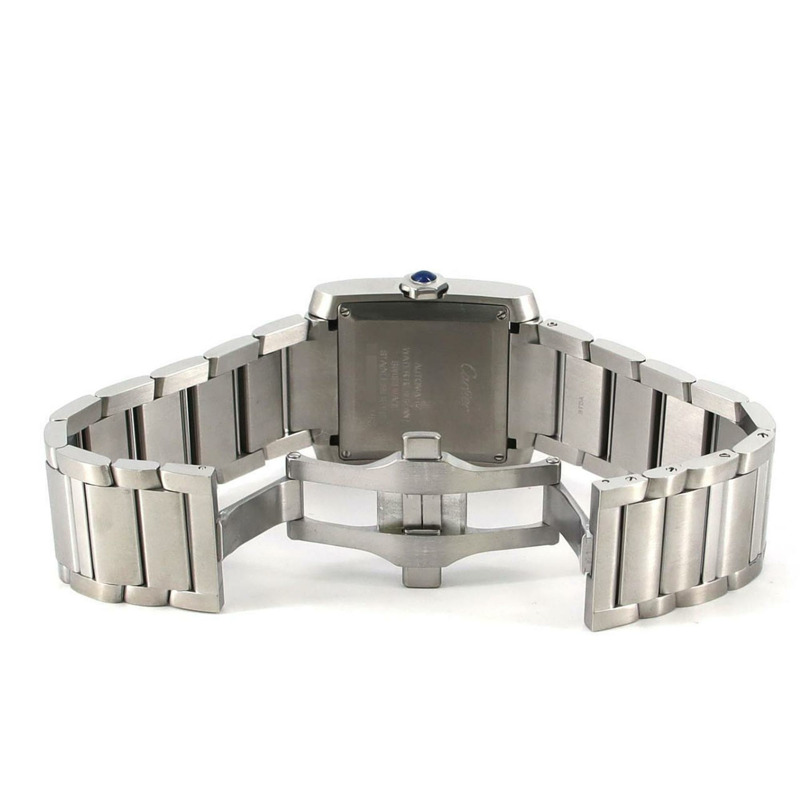 卡地亞 Tank Française LM WSTA0067 SS 自動腕錶-6