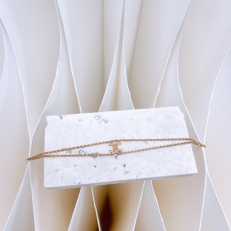 Celine 凱旋門雙鏈手鏈-0