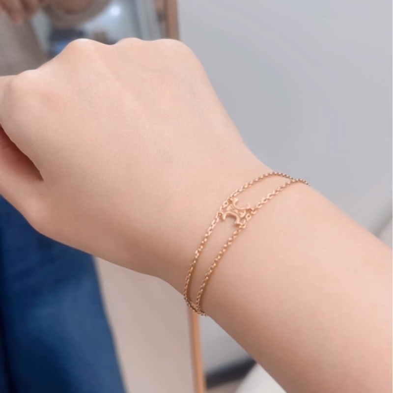 Celine 凱旋門雙鏈手鏈-6
