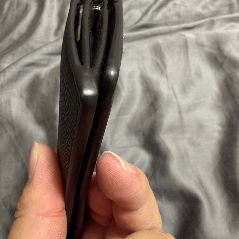 BURBERRY 荔枝紋牛皮內格紋長夾 80840701-8