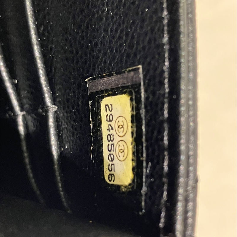 Chanel 香奈兒 95新黑銀手機包 (閒置品)-7