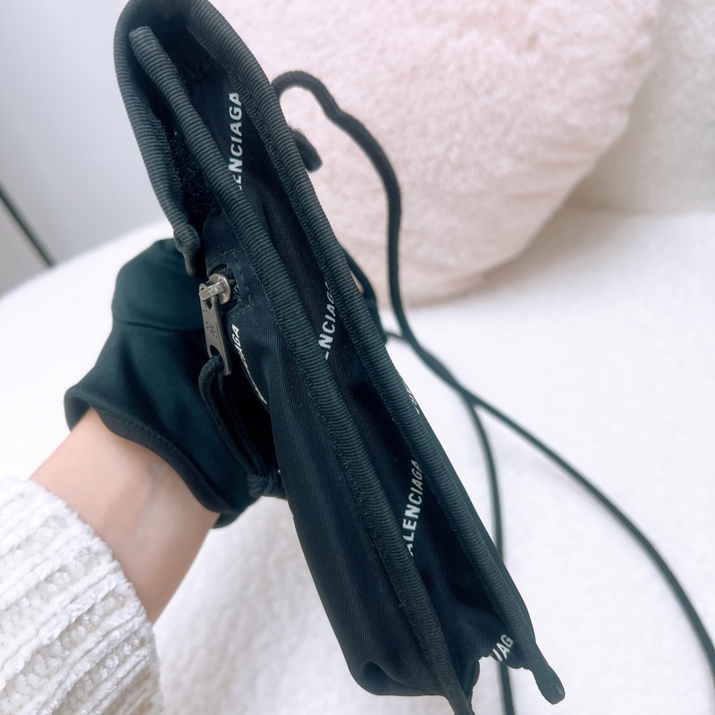 Balenciaga explorer 黑色手機包-5