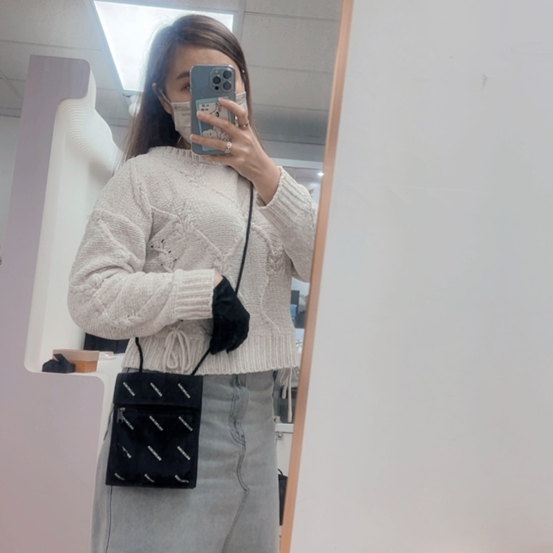 Balenciaga explorer 黑色手機包-13