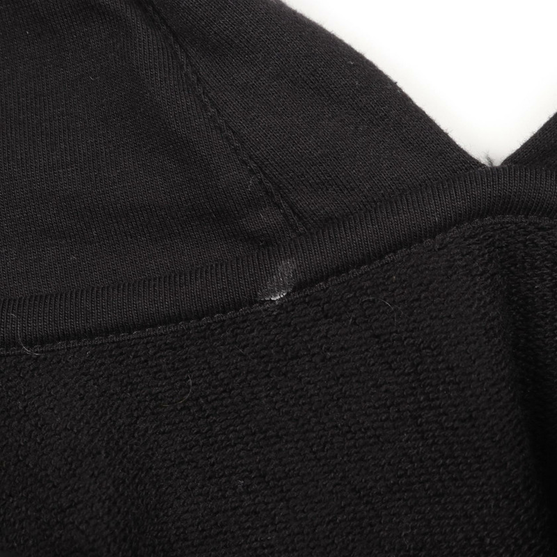 FENDI x VERSACE FENDACE 美杜莎刺繡連帽衫，純棉材質，黑色，二手男款 #M-4