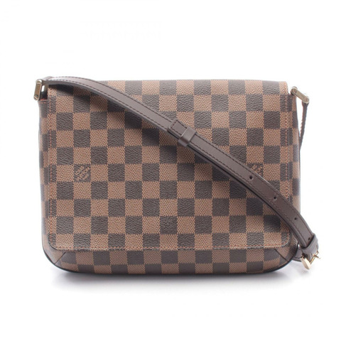 LOUIS VUITTON Mussette Tango 長肩斜背包 N51301 Damier Ebene LV