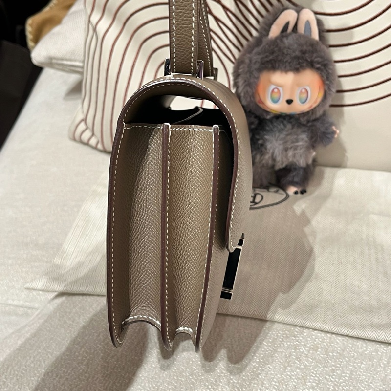 Hermes Constance 19 Mini Stamp Y Etoupe-5