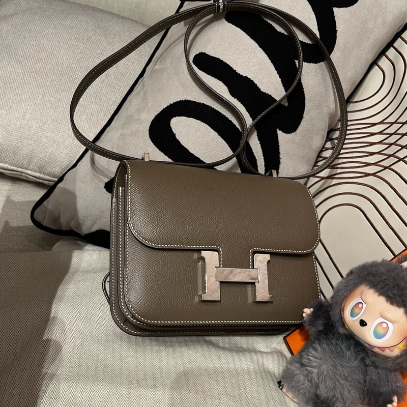 Hermes Constance 19 Mini Stamp Y Etoupe-6