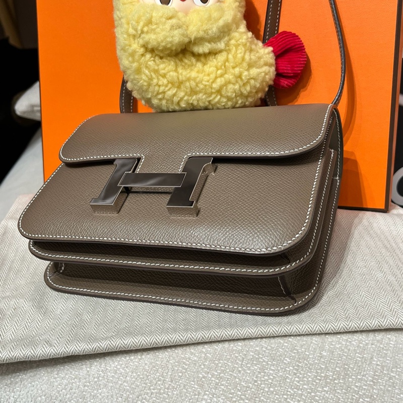 Hermes Constance 19 Mini Stamp Y Etoupe-7