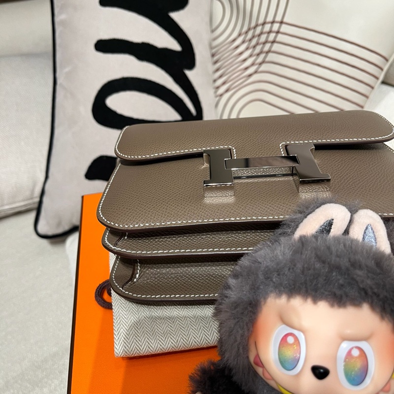 Hermes Constance 19 Mini Stamp Y Etoupe-9