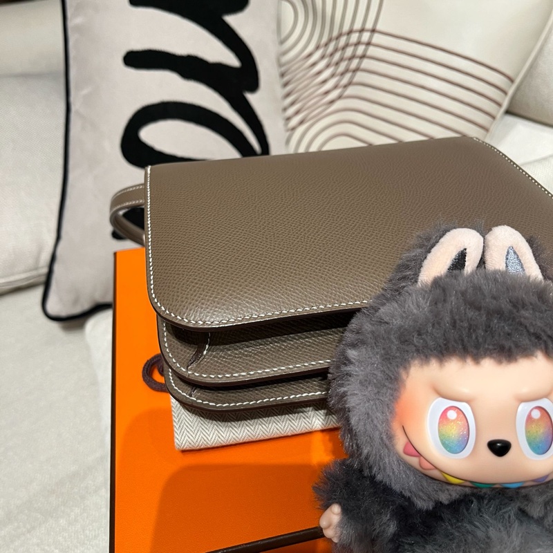 Hermes Constance 19 Mini Stamp Y Etoupe-11
