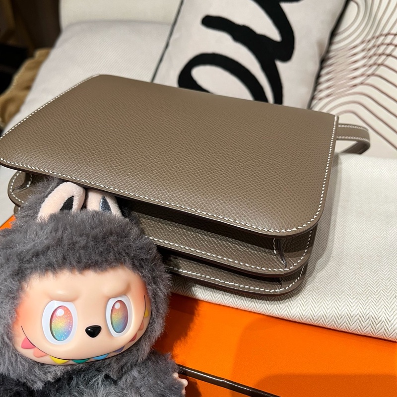 Hermes Constance 19 Mini Stamp Y Etoupe-12