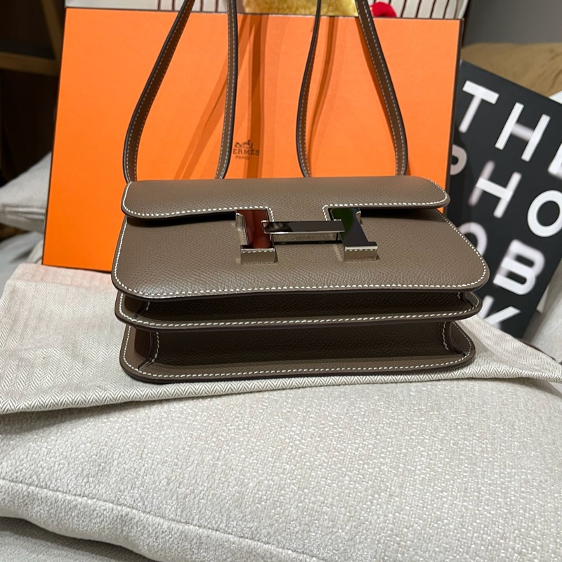 Hermes Constance 19 Mini Stamp Y Etoupe-13