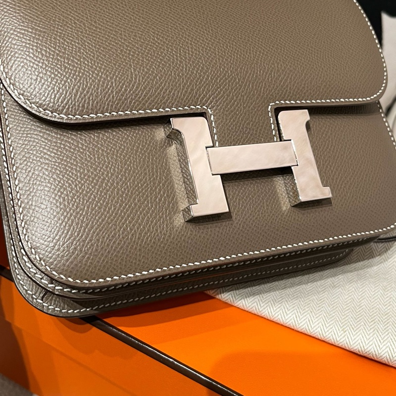 Hermes Constance 19 Mini Stamp Y Etoupe-15