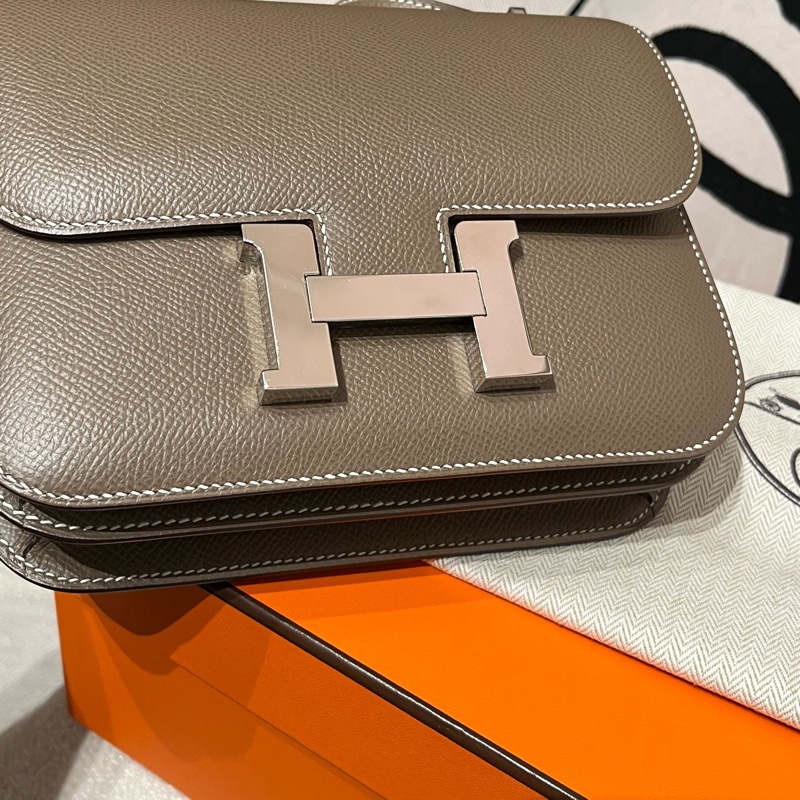 Hermes Constance 19 Mini Stamp Y Etoupe-16