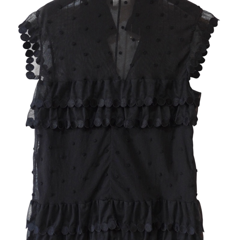 CHANEL 蕾絲刺繡無袖上衣-2