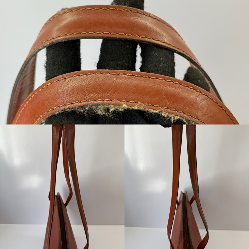 LOUIS VUITTON 路易威登 棕色EPI水波紋肩背包 SAINT JACQUES M52273-5