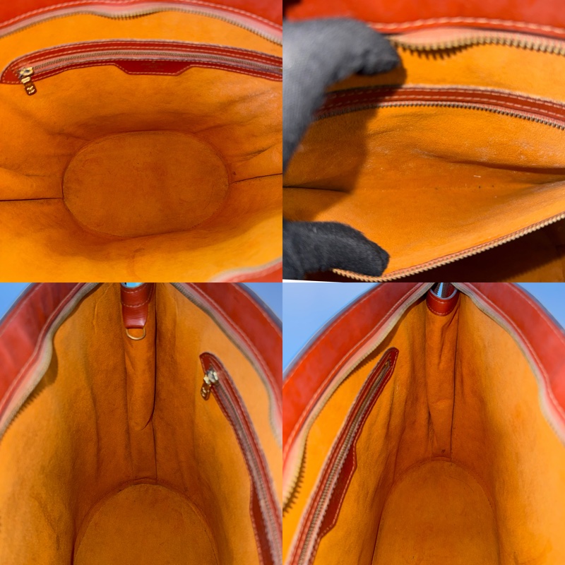 LOUIS VUITTON 路易威登 棕色EPI水波紋肩背包 SAINT JACQUES M52273-6