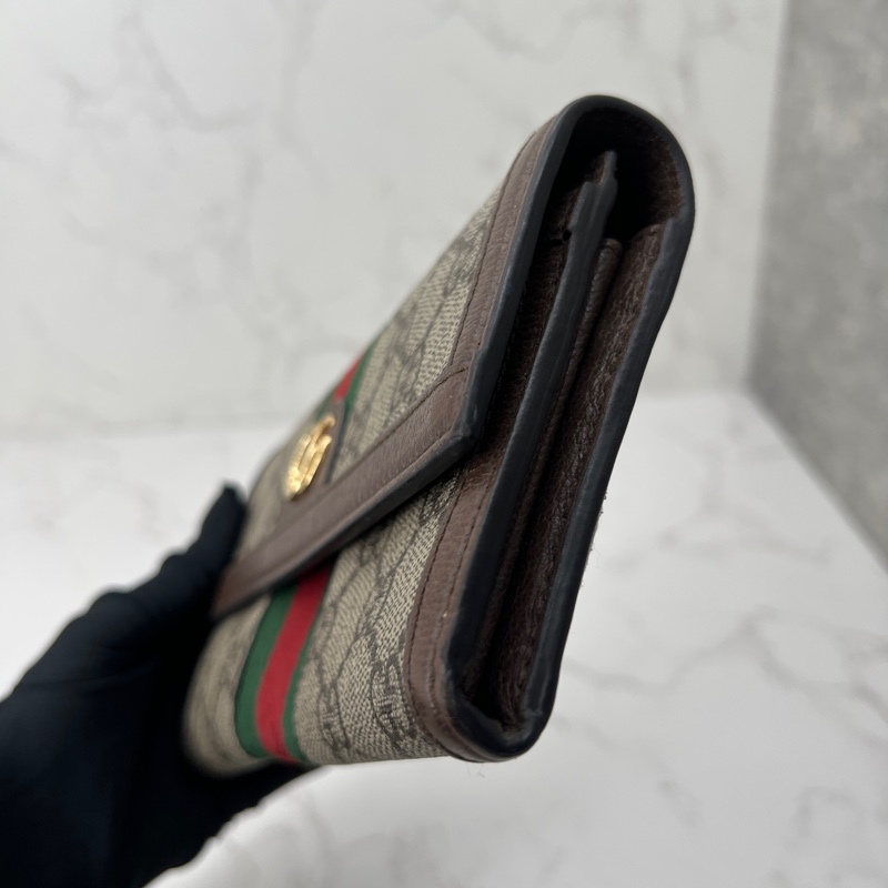 香緹國際精品 887 Gucci 老花長夾-2