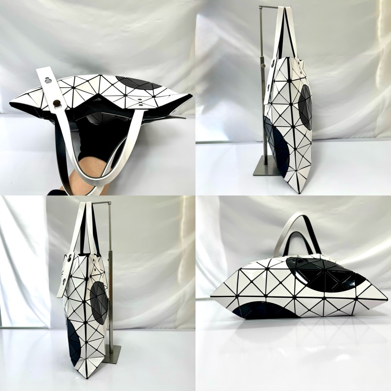 三宅一生 BAO BAO 托特包 白色黑圓點-2