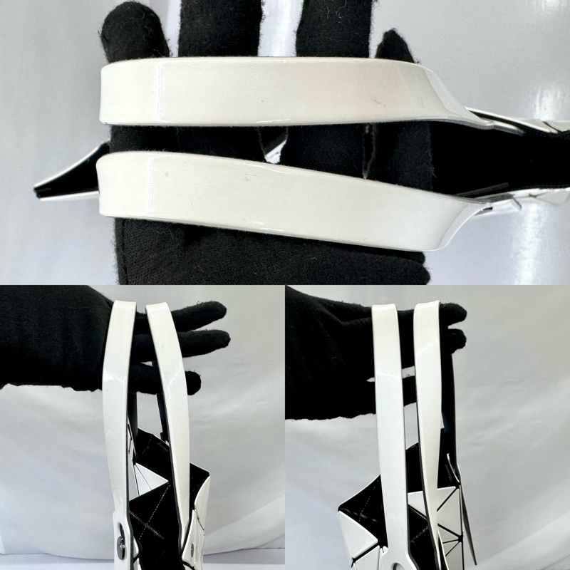 三宅一生 BAO BAO 托特包 白色黑圓點-5