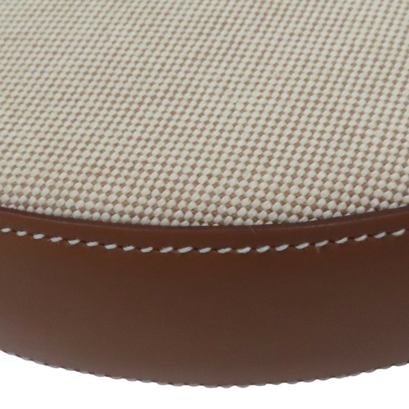 金棕色 Swift牛皮 米色 帆布 Arcon 肩背包 W刻 銀扣【HERMES 愛馬仕】 H084853CKAA-11