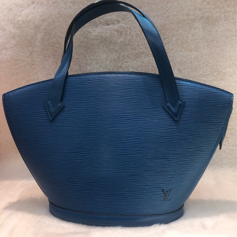 LV EPI 藍色手挽包 XA462-1