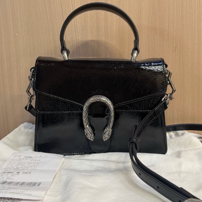 Gucci Dionysus系列小號手提包 22x16x8 98新配件塵袋-1