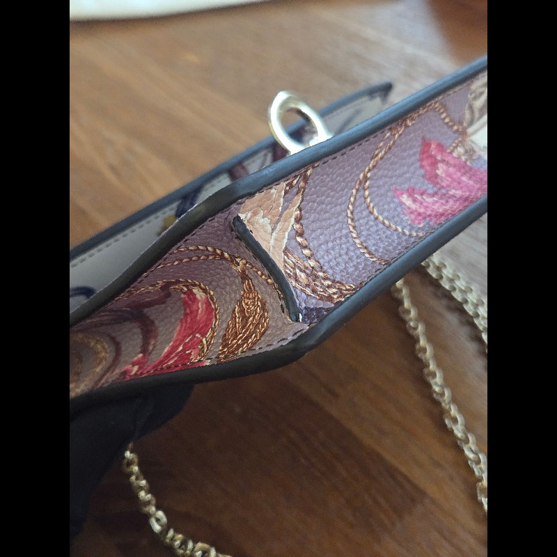 (近新閒置品)Ferragamo鍊帶肩背包-7