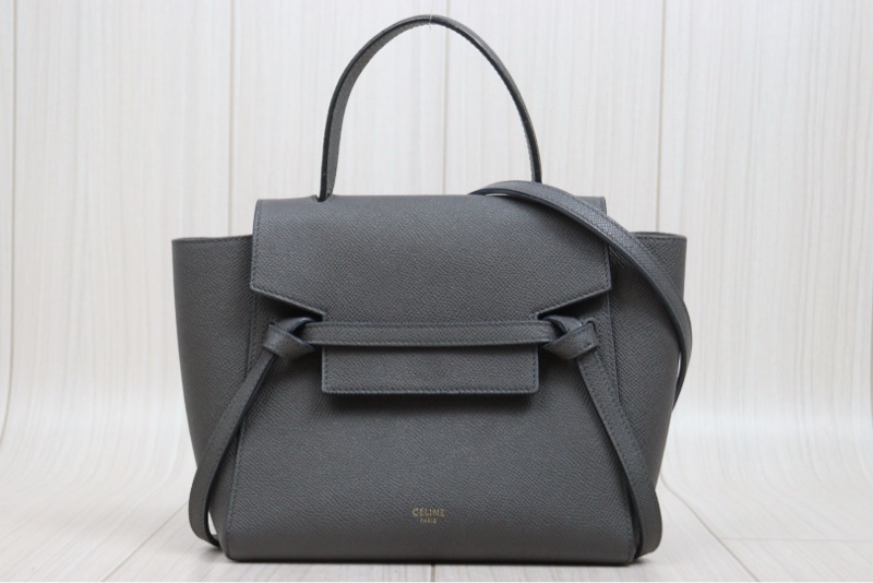 Celine belt nano 深灰色鯰魚包-1