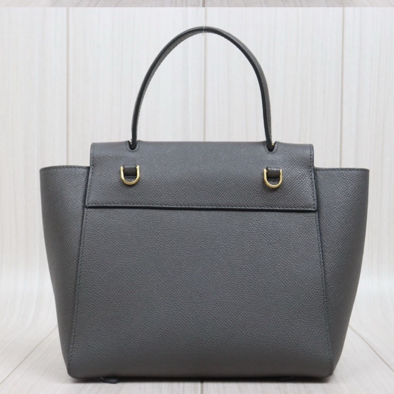 Celine belt nano 深灰色鯰魚包-2