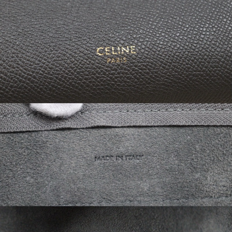 Celine belt nano 深灰色鯰魚包-9