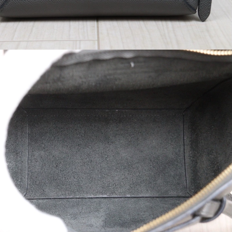 Celine belt nano 深灰色鯰魚包-13